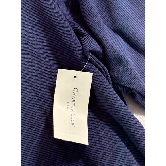 Charter Club Tunic Women's 4X Blue and Gold Tunic NWT - Picture 6 of 8